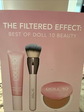 NEW! Dollcake 2 Piece Makeup Set ONLY. No Brush.